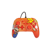 Power A Enhanced Wired Mario Vintage Controller for Nintendo Switch