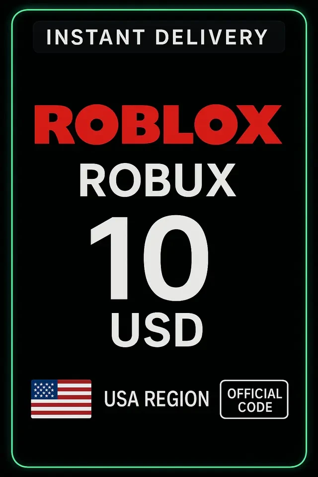 Roblox Gift Card (USA Accounts ONLY) USD 10