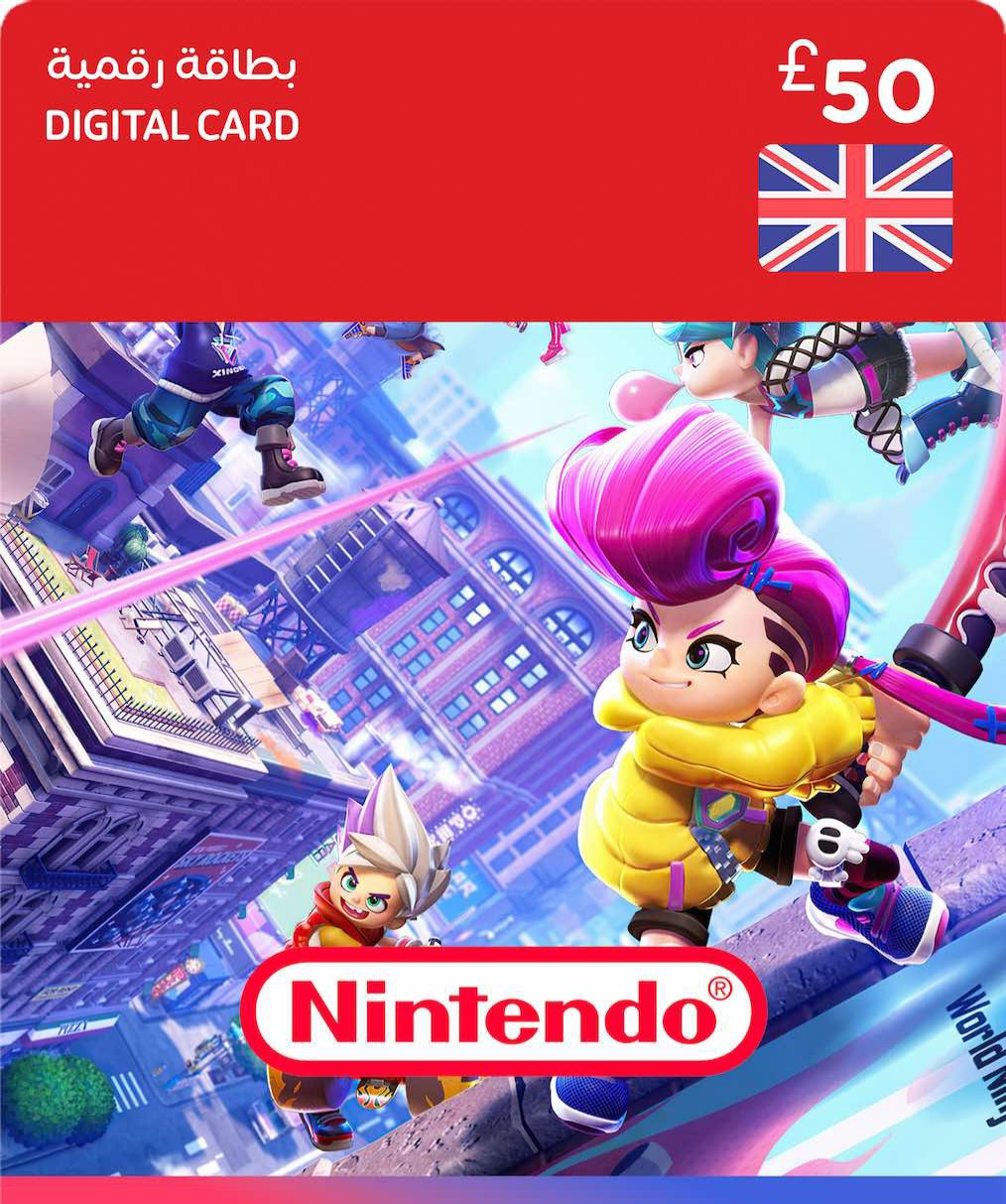 Nintendo E-Shop 50 GBP Gift Card - UK
