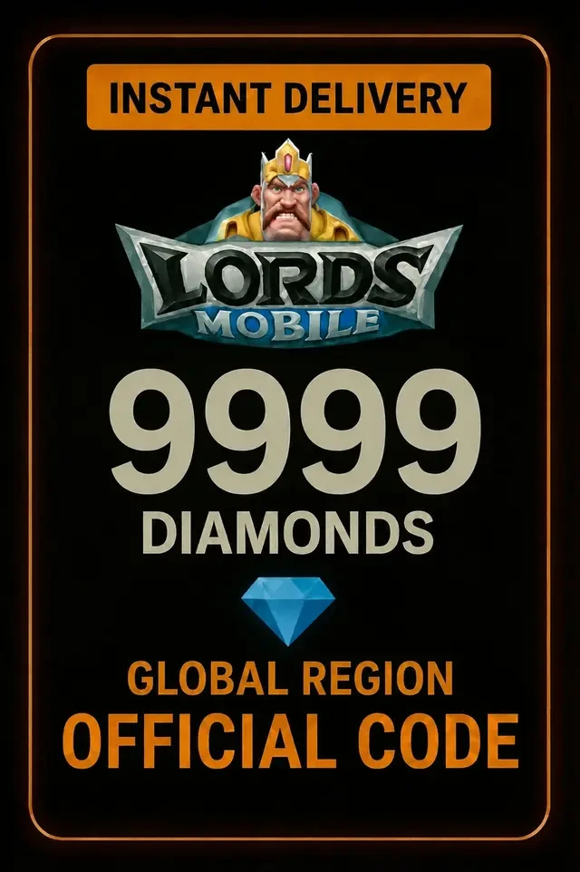 Lords Mobile - 9999 Diamonds (INT)