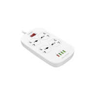 LDNIO DEFENDER SERIES SC4407 - 4 Power Socket 4 + USB