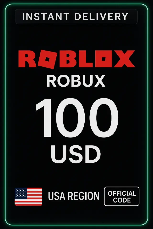Roblox Gift Card (USA Accounts ONLY) USD 100