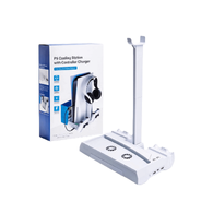 Oivo PS5 Console Cooling Stand with Controller Charging Station