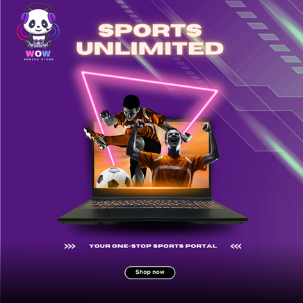 wow gaming store promo