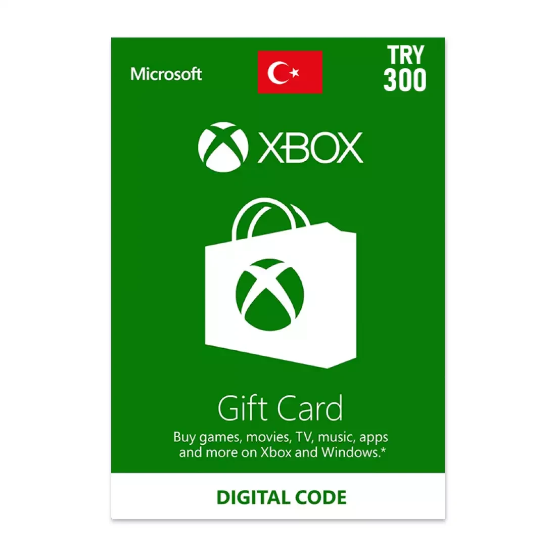 Xbox Gift Card Turkey Store TRY 300