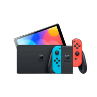 Nintendo Switch Console - OLED Model - Red and Blue