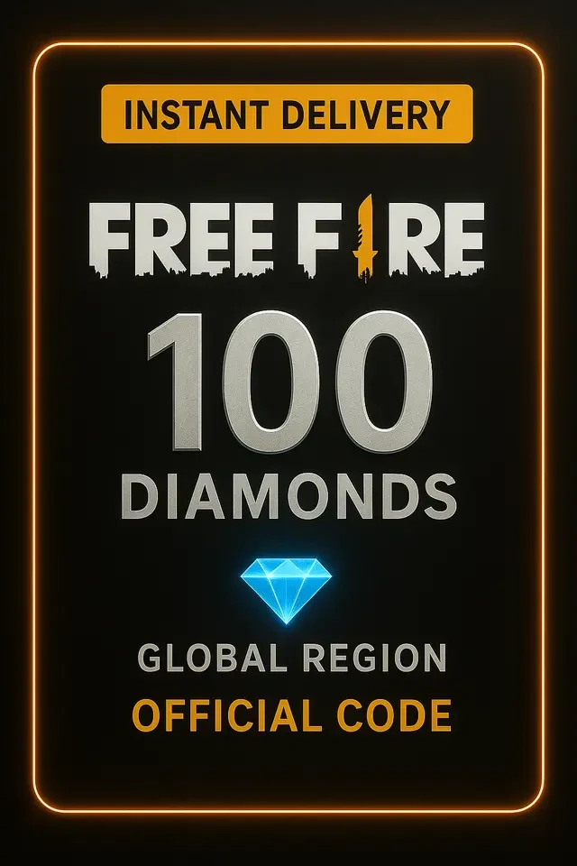 Free Fire Gift Card Diamonds 100