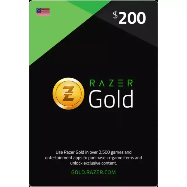 Razer Gift Card USA Store USD 200