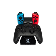 Power A Pro Controller and Joy-Con Charging Base for Nintendo Switch - Black
