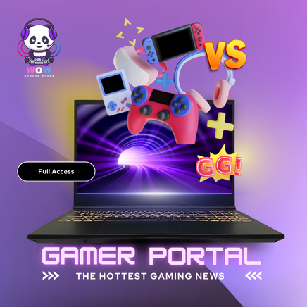 wow gaming store promo