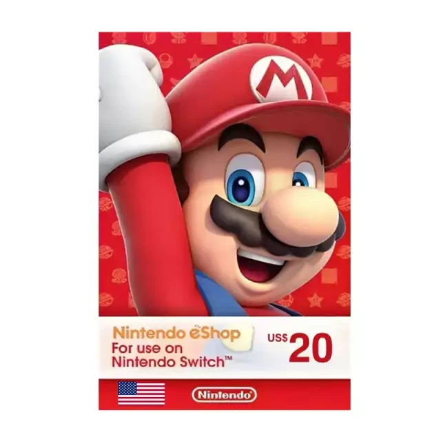 Nintendo eShop Gift Card USA Store USD 20