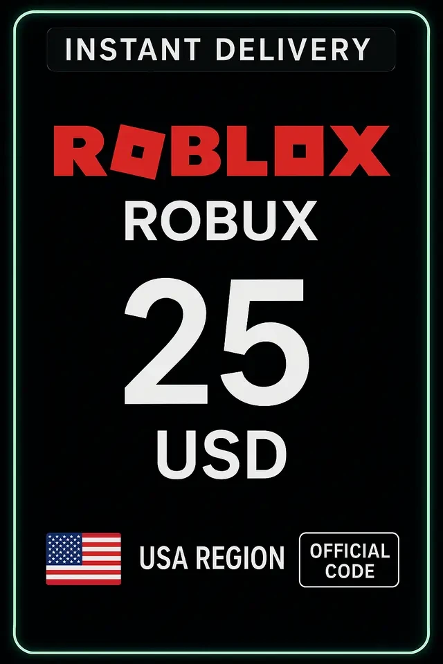Roblox Gift Card (USA Accounts ONLY) 25 USD