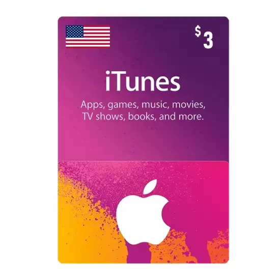 Apple iTunes Gift Card USA 3 USD
