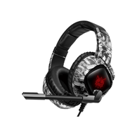 Onikuma K19 RGB Wired Gaming Headset - Grey Camouflage