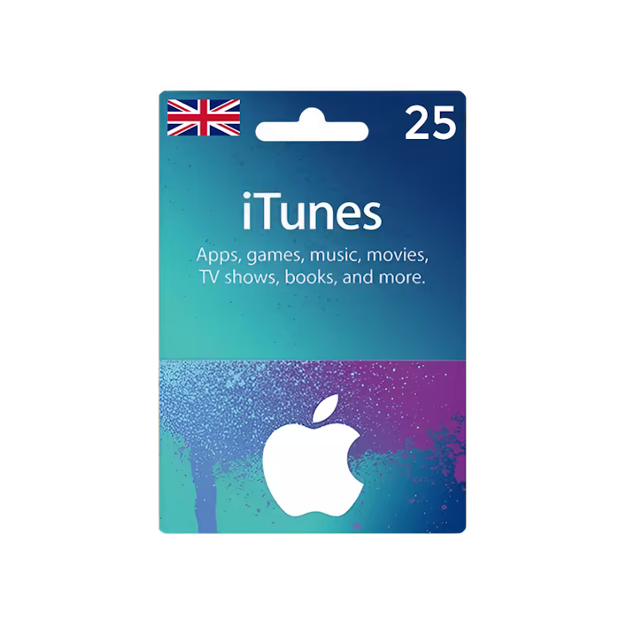 Apple iTunes Gift Card United Kingdom 25 GBP UK iTunes