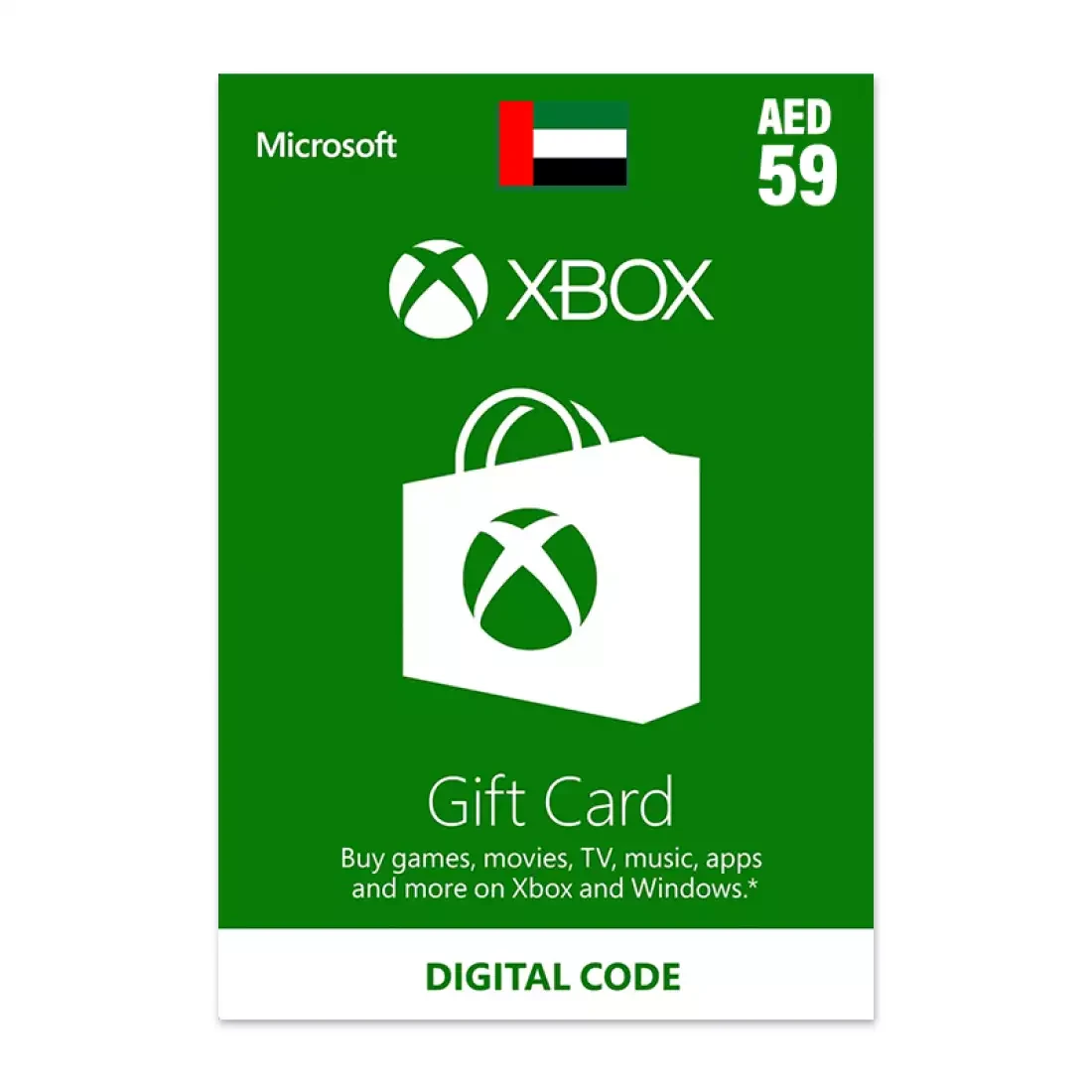 Xbox Gift Card UAE Store AED 59